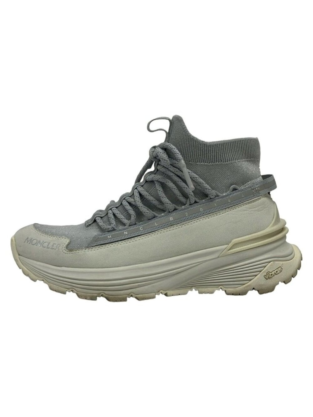 Moncler Sneakers Silver White
